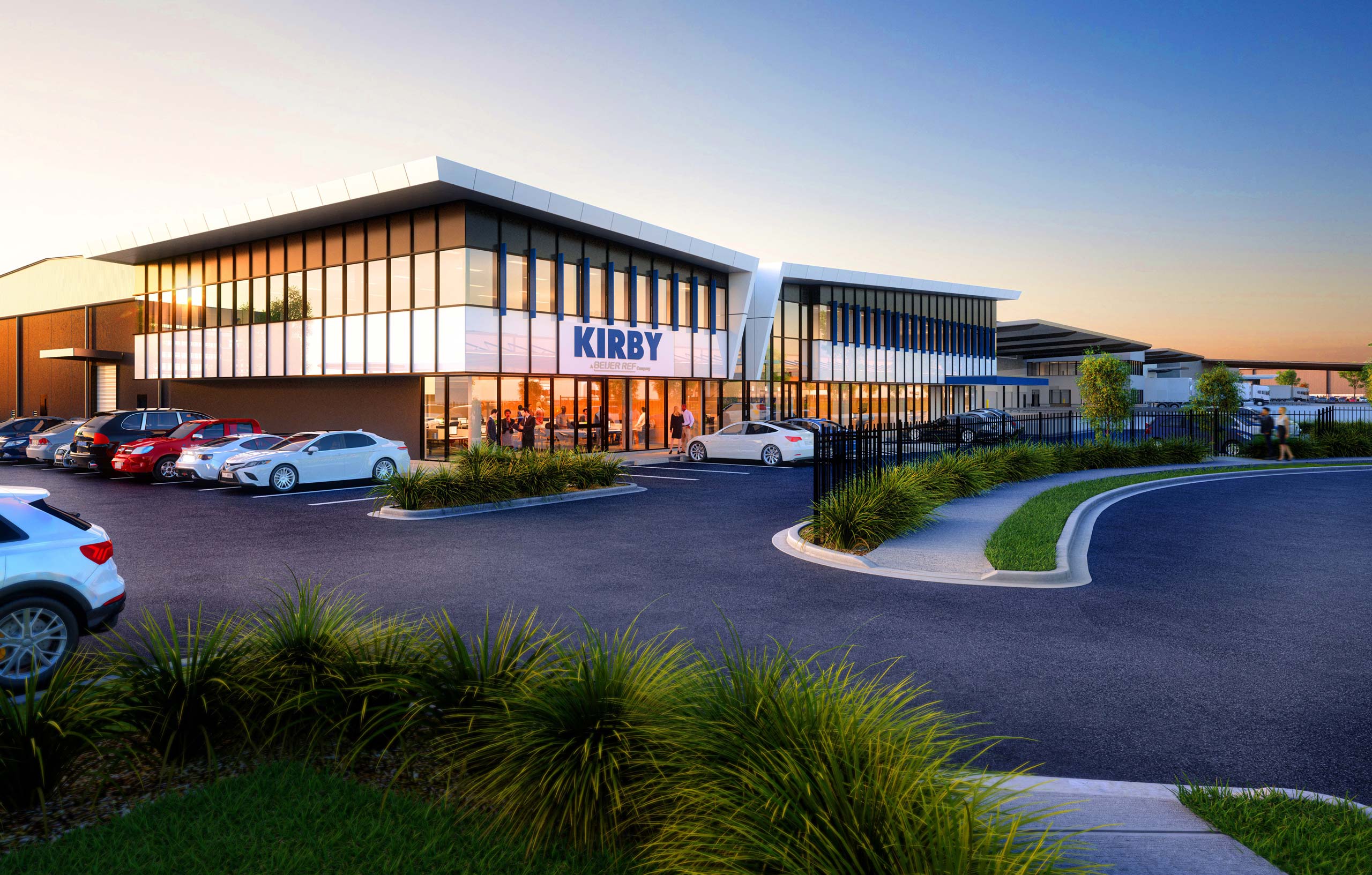 Kirby and Beijer Ref Australia signs lease at Bankstown Airport